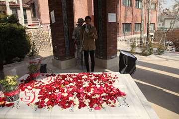 مراسم سالگرد تدفین شهدای گمنام دانشگاه 